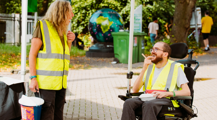 Volunteer at Garden Party